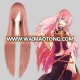 High Quality 100cm Long Straight Pink Hair Synthetic Anime Wig Luka Cosplay Wig