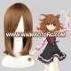 High Quality 45cm Short Straight Umineko no Nakukoroni wig Ushiromiya Maria Light Brown wigSynthetic Anime Wig Cosplay Hair Wigs